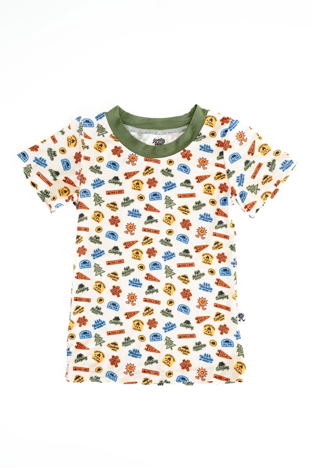 Summer Camp Shirt + Shorts Set shirt detail